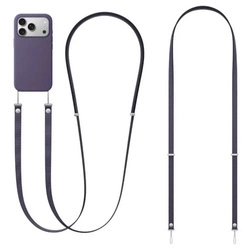 Pasek smycz na ramię Crossbody Magnetic Strap magnetyczna smycz sznurek zawieszka na ramię szyję zaczep do etui telefonu iPhone (Purple Blue / Fioletowo Niebieski)