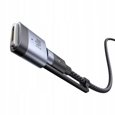 Kabel Mcdodo przewód zasilający magnetyczny 240W/140W USB-C/MagSafe3 do ładowania Apple MacBook Pro 14/16 Air 13/15 M2 M3 M4 200cm 2m (Czarny)