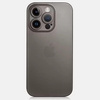 Etui D-Pro Air PP Case 0.4mm ultra cienkie najcieńsze minimalistyczne matowe iPhone 15 Pro Max (Tytanowy)