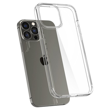 Etui Spigen Ultra Hybrid Case obudowa mocna wzmacniana iPhone 13 Pro Max (Crystal Clear)