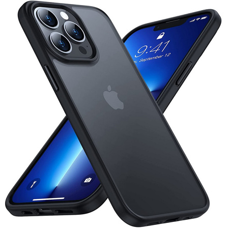 Etui D-Pro Matte Hybrid obudowa matowa do iPhone 13 Pro (Czarny)