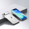 Etui D-Pro Quartz MagSafe Crystal TPU+PC Case obudowa hybrydowa wzmacniana magnetyczna do Apple iPhone 17 Air (Przezroczysty)
