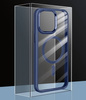 Etui obudowa magnetyczna Metal Camera Hybrid do MagSafe iPhone 15 Pro Max (Biały)