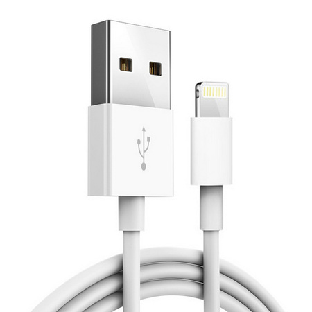 Zestaw 2w1 Ładowarka sieciowa + kabel USB Lightning 100cm do iPhone 5/5S/6/6S/7/8