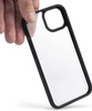 D-Pro Crystal Hybrid etui obudowa pokrowiec do iPhone 12 mini/13 mini (Clear/Black)