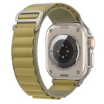 Pasek MFC Alpine X Nylon Loop Band opaska sportowa nylonowa do Apple Watch 4/5/6/7/8/9/10/SE/Ultra 44/45/46/49mm (Tan / Beżowy Żółty)