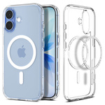 Etui Spigen Ultra Hybrid Case MagSafe obudowa mocna wzmacniana do Apple iPhone 17 (Przezroczysty/Biały)