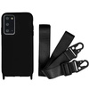 Etui D-Pro Crossbody XL obudowa pasek smycz zawieszka na ramię szyję do Samsung Galaxy S23 (Czarny)