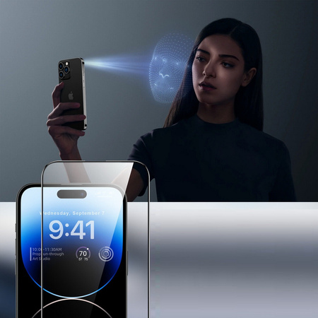 Szkło hartowane EX Pro szybka szkiełko ochronne pełne na cały ekran do Apple iPhone 15/16 (Premium Box)