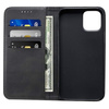 Etui D-Pro Flip Cover Wallet Case z klapką magnetyczną portfel iPhone 13 Pro (Czarny)