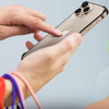 Etui D-Pro Bumper Metal+TPU ramka ochronna aluminium+guma do Apple iPhone 15 Pro (Titanium / Tytanowy)