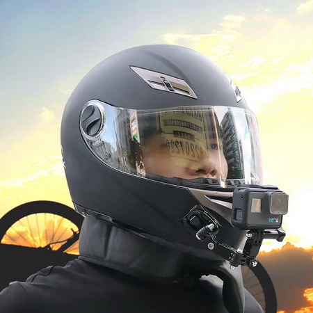 Mocowanie do kasku SV2 uchwyt na motor motocykl do kamer sportowych GoPro Hero DJI SJCAM Xiaomi