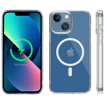 Etui D-Pro Hybrid MagSafe Case obudowa magnetyczna do iPhone 13 Pro Max (Przezroczysty)