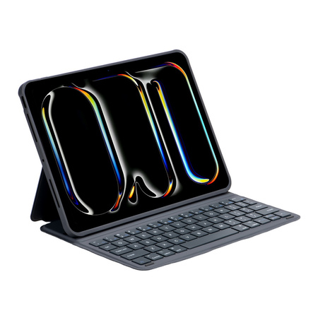Etui Smart Cover Keyboard Folio z klawiaturą do Apple iPad Pro 11" 5 Gen. M4 (2024) / 6 Gen. M5 (2025) (Szary)