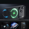 Etui D-Pro Stealth Carbon MagSafe Stand Case obudowa magnetyczna karbonowa magnes stojak podstawka do Apple iPhone 17 Pro Max (Czarny)