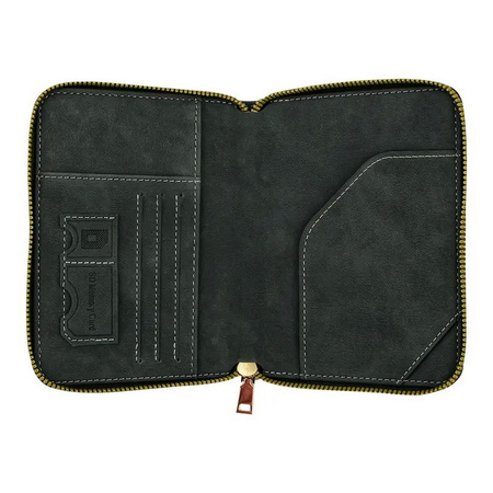 Portfel D-Pro RFID Passport Wallet bezpieczne etui na paszport, karty i dokumenty (Czarny)