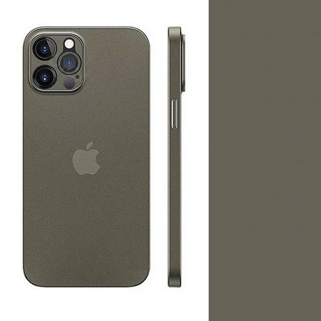 Etui D-Pro Air PP Case 0.4mm ultra cienkie najcieńsze minimalistyczne matowe iPhone 15 Pro Max (Tytanowy)