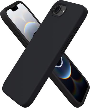 Etui D-Pro Velvet MagSafe Case obudowa magnetyczna z mikrofibrą do iPhone 16e (Czarny)