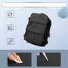 Plecak podróżny D-Pro Nylon Backpack V2 USB bagaż podręczny do samolotu torba na laptopa 27L 45x30x20cm (Czarny)