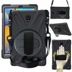 DP 360 Etui + Stojak + Uchwyt + Pasek Samsung Galaxy Tab A 10.5 T590/595/597 (Black)