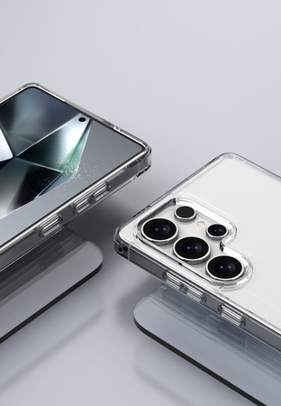 Etui D-Pro Quartz Crystal obudowa wzmacniana do Samsung Galaxy S25 Ultra (przezroczyste)