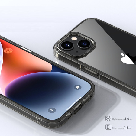 Etui D-Pro Quartz Crystal obudowa wzmacniana do iPhone 15 (Przezroczysty)