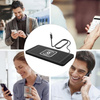 Ładowarka indukcyjna D-Pro D10 20W QI Wireless Charging Pad bezprzewodowa mata ładująca antypoślizgowa samochodowa (Czarny)