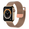 Milanese metal pasek bransoleta do Apple Watch 42/44/45/49mm ( Rose Gold)