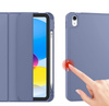 Etui D-Pro Smart Cover Case pokrowiec obudowa z klapką z uchwytem na rysik Apple Pencil / iPad Mini 6/7 (2021/2024) (Fioletowy)