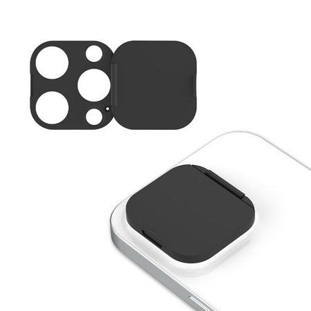 Zasłona Privacy Slider zaślepka tylnego aparatu kamery do iPhone 16 Pro (Czarny)
