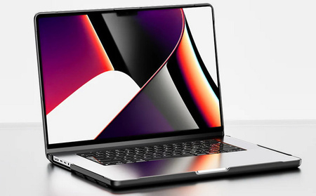 Etui Hard Case TPU+PC obudowa do Apple MacBook Air 13 A2681 M2 (2022) / A3113 M3 (2024) / A3240 M4 (2025) (Biały Mat + Czarna ramka)