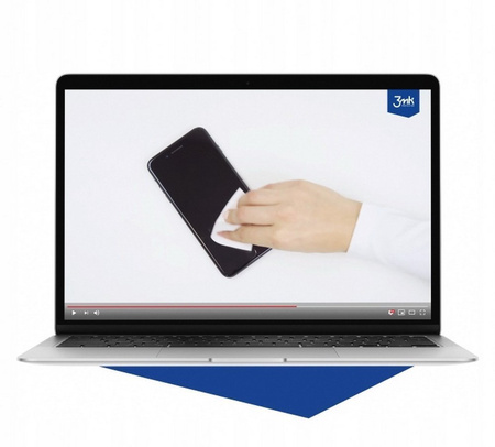 Szkło hybrydowe 3mk Flexible Glass Lite folia na ekran do Apple MacBook Pro 14 M1 A2442 (2021) / M2 A2779 (2023) / M3 A2918/A2992 (2023) / M4 A3112/A3185/A3401 (2024) / M5 A3434 (2025)