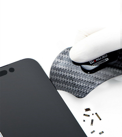 QianLi Peanut Carbon 0.1mm otwierak z włókna węglowego karta separator do telefonów LCD ekranów klapek baterii