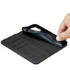 D-Pro Flip Cover Wallet Case etui z klapką magnetyczną portfel iPhone 14 (Black)