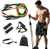 Gumy oporowe zestaw 12w1 Resistance Bands 5 gum do ćwiczeń treningu taśmy ekspander Fitness Fizjo Crossfit