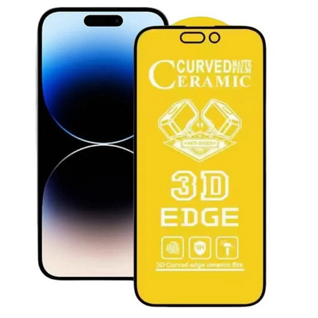 Szkło hybrydowe XHD 3D Edge Ceramic Film folia ceramiczna niepękająca na ekran do iPhone 13/13 Pro/14/16e (Matte / matowa)