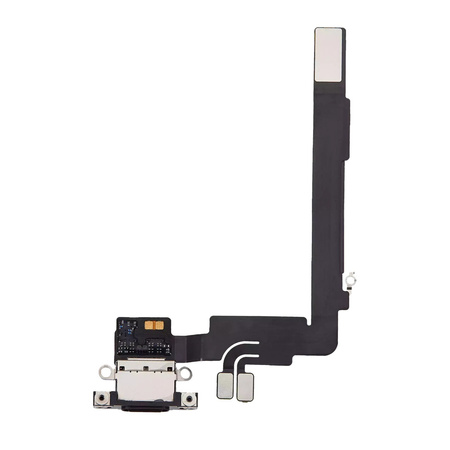 Gniazdo złącze port dock ładowania taśma flex USB-C do Apple iPhone 16 Pro Max (OEM Oryginał) (Czarny)