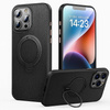 Etui D-Pro Stealth Carbon MagSafe Stand Case obudowa magnetyczna karbonowa magnes stojak podstawka do Apple iPhone 16 Pro (Czarny)