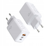 MFC GaN Charger 2C+1A 65W Ładowarka sieciowa zasilacz (Biały)
