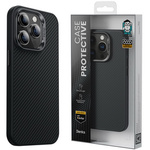 Benks mocne etui Carbon Kevlar Case 600D magnetyczne MagSafe iPhone 15 Pro Max