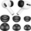 Memory Foam pianki z pamięcią końcówki S/M/L do AirPods Pro 1/2 (Black)