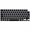 Osłona silikonowa nakładka na klawiaturę do MacBook Pro 14/Pro 16 M1/M2/M3/M4 / Air 13/Air 15 M2/M3/M4 (EU) (Czarny)