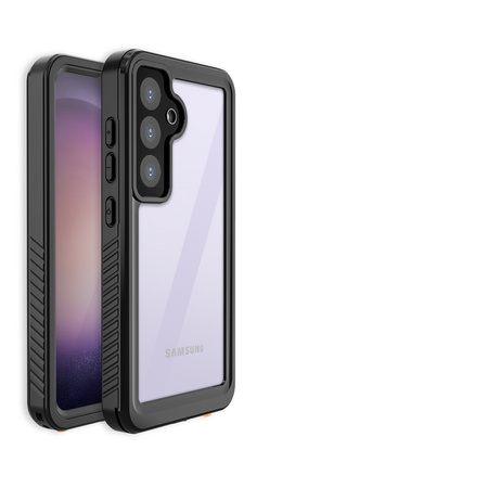 Etui D-Pro 360° Waterproof Case IP68 obudowa wodoodporna wodoszczelna pancerna Samsung Galaxy S24  (Black)