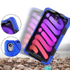 Etui D-Pro 360 Armor Strap Case obudowa pancerna z uchwytem na rękę i paskiem na ramię do Apple iPad Mini 6/7 (2021/2024) (Czarny)