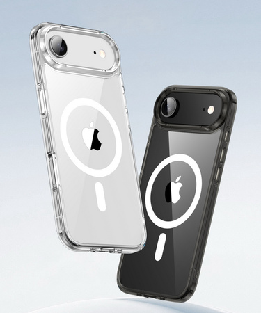 Etui D-Pro Quartz MagSafe Crystal TPU+PC Case obudowa hybrydowa wzmacniana magnetyczna do Apple iPhone 17 Air (Przezroczysty)