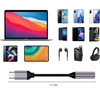 Adapter przejściówka wtyk USB-C do słuchawek mini jack 3.5mm (Space Gray)