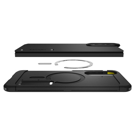 Etui Spigen Tough Armor MagSafe obudowa do Samsung Galaxy S25 Edge (Czarny)