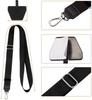 Smycz D-Pro Crossbody XL Neck Strap pasek na ramię szyję wkładka pod etui do telefonu (Czarna)