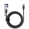 Kabel Mcdodo przewód zasilający magnetyczny 240W/140W USB-C/MagSafe3 do ładowania Apple MacBook Pro 14/16 Air 13/15 M2 M3 M4 200cm 2m (Czarny)
