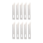 Razor Knife Blade Set 1# zestaw dodatkowych ostrzy do skalpela modelarskiego (10 sztuk)